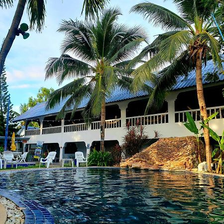 Asia Blue - Beach Hostel Hacienda Ko Pha Ngan Bagian luar foto