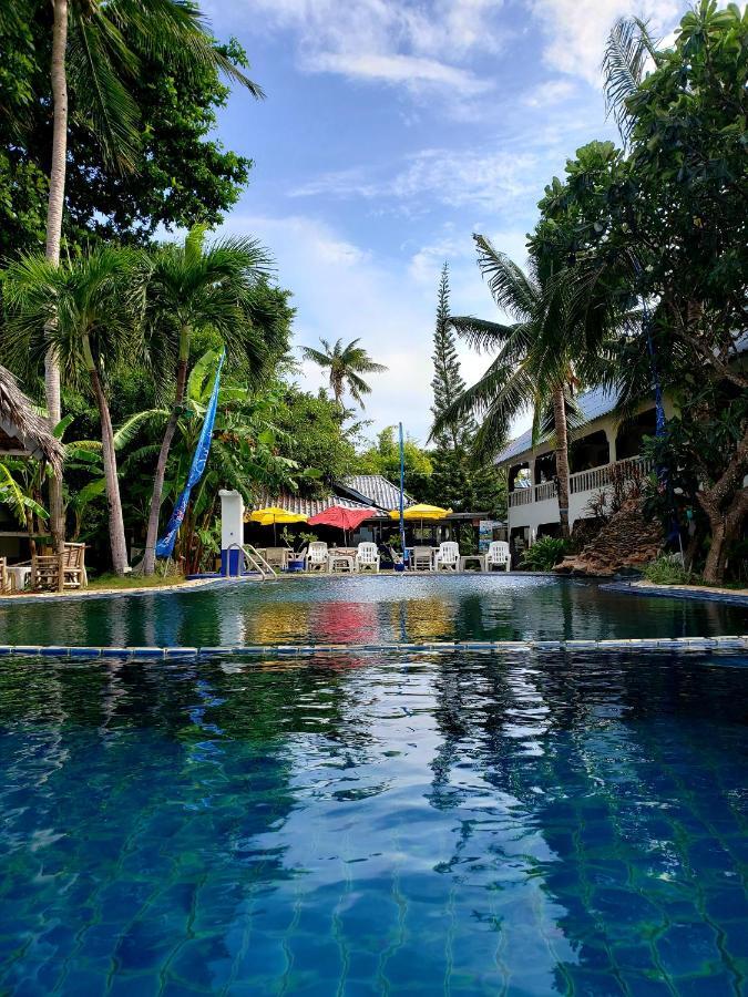 Asia Blue - Beach Hostel Hacienda Ko Pha Ngan Bagian luar foto