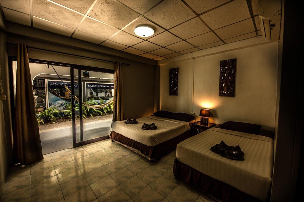 Asia Blue - Beach Hostel Hacienda Ko Pha Ngan Bagian luar foto