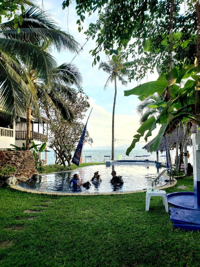 Asia Blue - Beach Hostel Hacienda Ko Pha Ngan Bagian luar foto