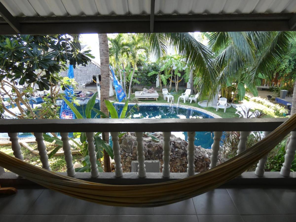 Asia Blue - Beach Hostel Hacienda Ko Pha Ngan Bagian luar foto