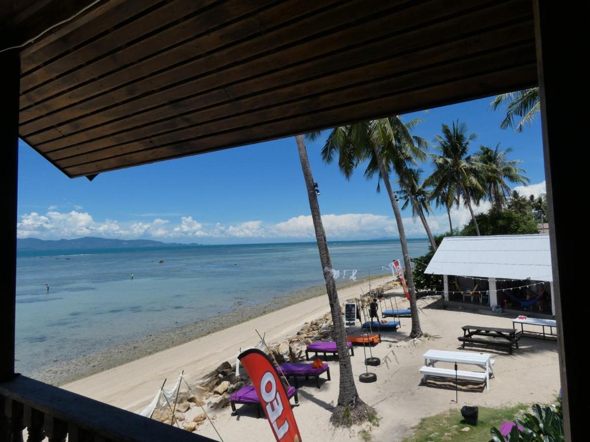 Asia Blue - Beach Hostel Hacienda Ko Pha Ngan Bagian luar foto